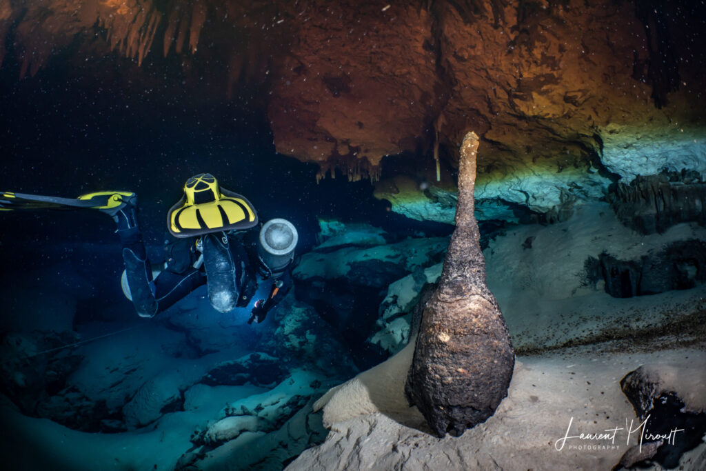 Exploring caves beneath the jungle of Cozumel